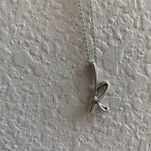Tiffany k pendant necklace
